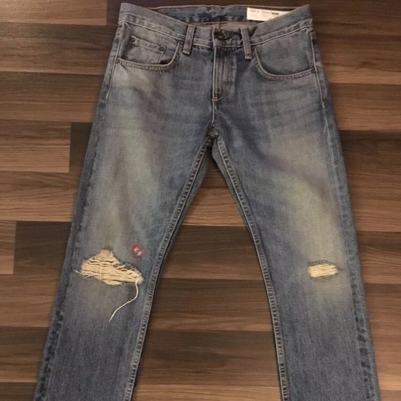 Rag & Bone X Boyfriend Crop Jean Embroidered - Picture 5 of 6